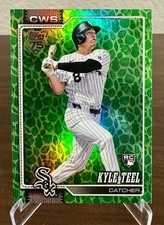 2026 Topps Series 1 Kyle Teel #201 Green Leaf Foil Parallel Rookie Card (RC)
