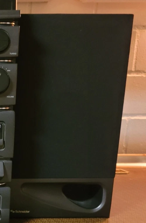 Lautsprecher 2 Stück schwarz für Stereoanlage Schneider Midi 2275 oder ähnliche - Bild 2 von 4