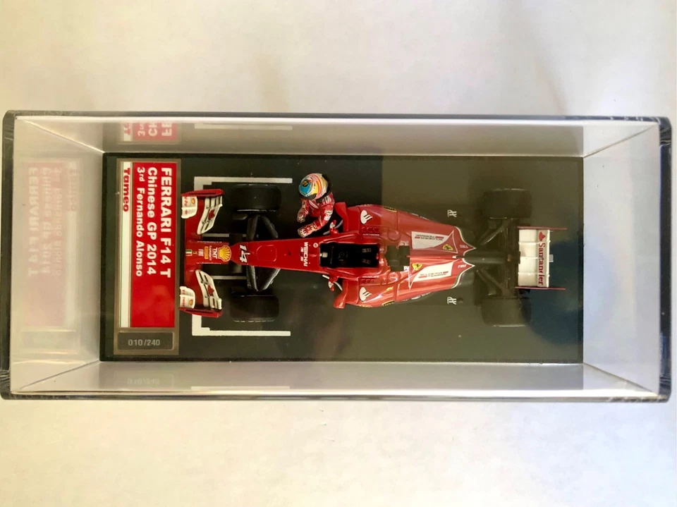 F1 1/43 Tameo TMB024 Factory Built Ferrari F14T N°14 Alonso 3rd Chinese GP 2014 - Immagine 2 di 4