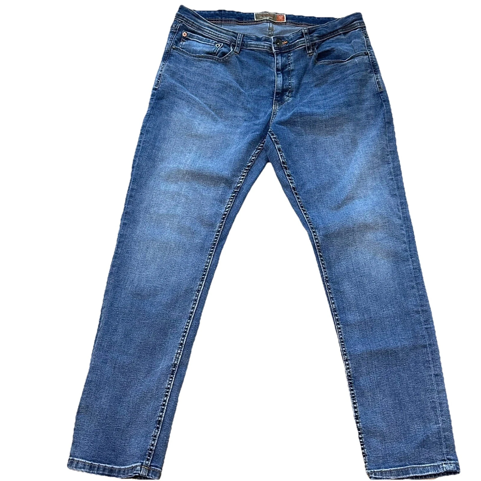 Weatherproof Vintage Jeans men’s 36X28 blue stretch Straight comfort Trendy EUC