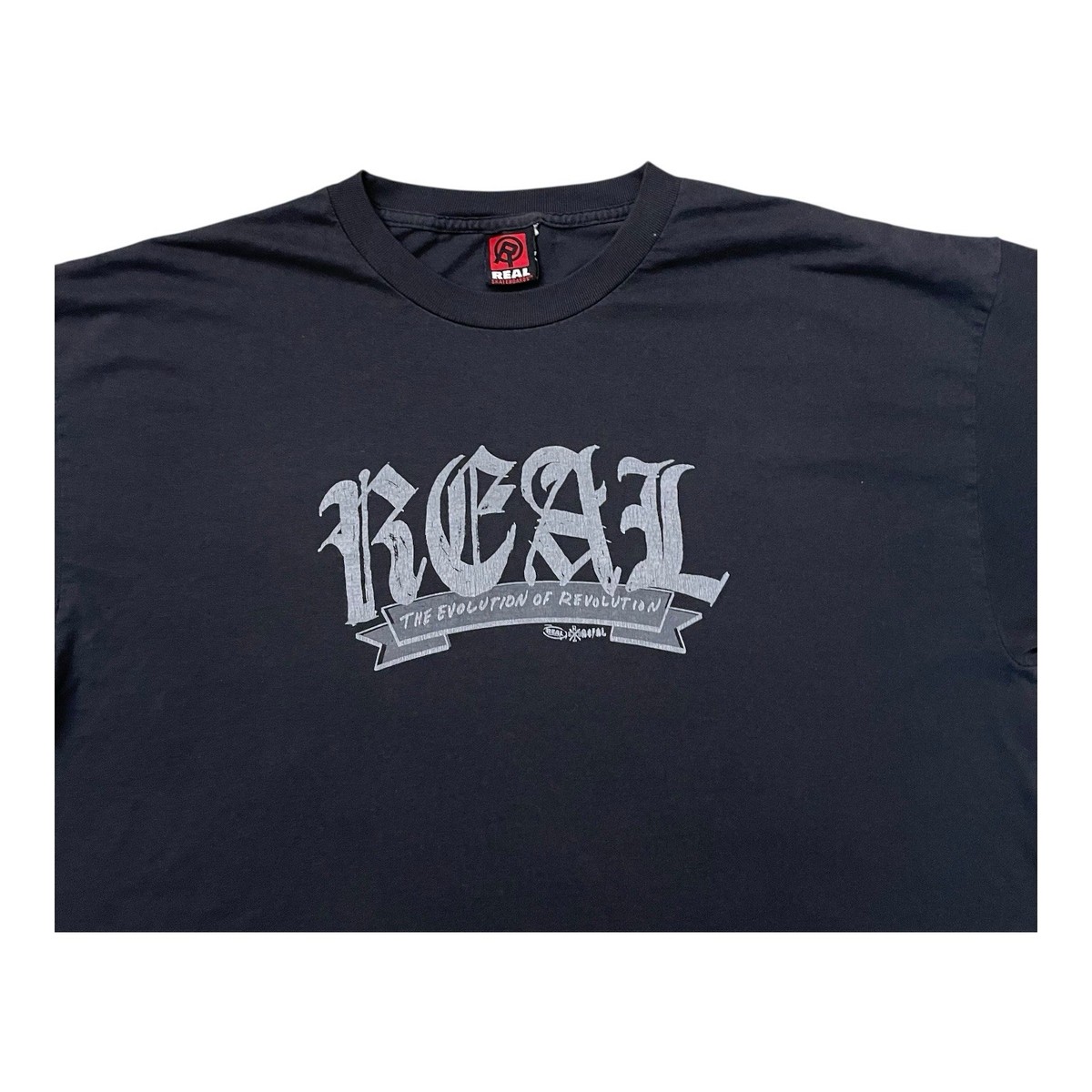 Vintage Real Skateboards T Shirt Mens X-Large Evolution Of