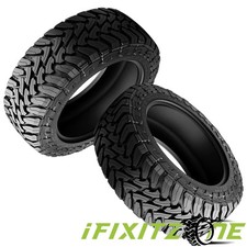 2 Toyo Open Country Mt 37x1350r20 127q 10 Ply Off-road Truck Takeoff Mud Tires