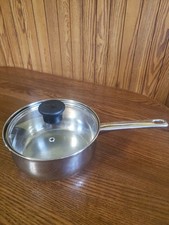 T-fal Stainless Steel 1.5 Qt Saucepan Glass Lid