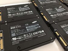 * LOT OF 5 * 1TB Samsung 850 EVO SSD 1 TB * MZ7LE1T0 MZ-75E1T0 * 99-100% Health