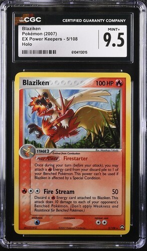 Blaziken graded CGC 9.5 for sale on eBay
