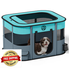 Puppy Playpen Cat Dog Crate Portable Foldable Pet Playpen Indoor Outdoor Animal