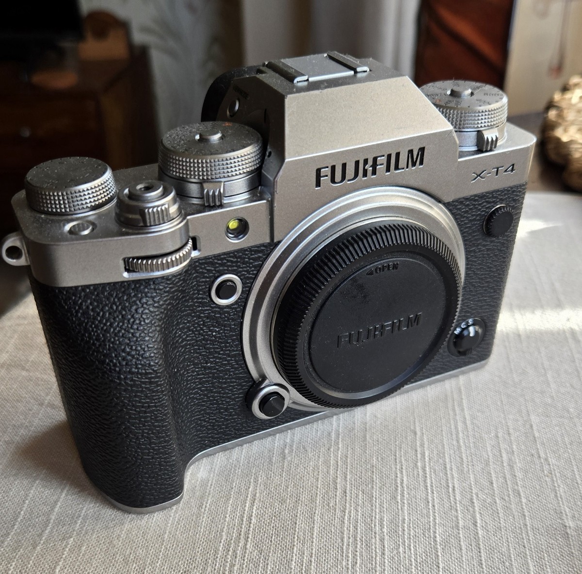 Fujifilm X-T4 26.1 MP Mirrorless Camera - Silver (Body Only) for