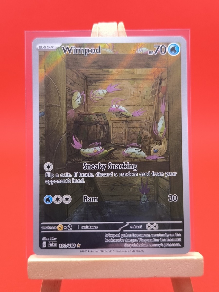 Wimpod 191/182 Paradox Rift Illustration Full Art Holo Pokemon
