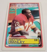 1983 Topps #191 Dexter Manley RC Washington Redskins