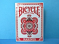 BICYCLE MARINER AIR CUSHIONED FINISH RED PLAYING CARDS NEW SEALED MADE IN USA