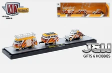M2 1960 VW Delivery Van & 1953 VW Beetle Deluxe USA Model 36000-90 1/64