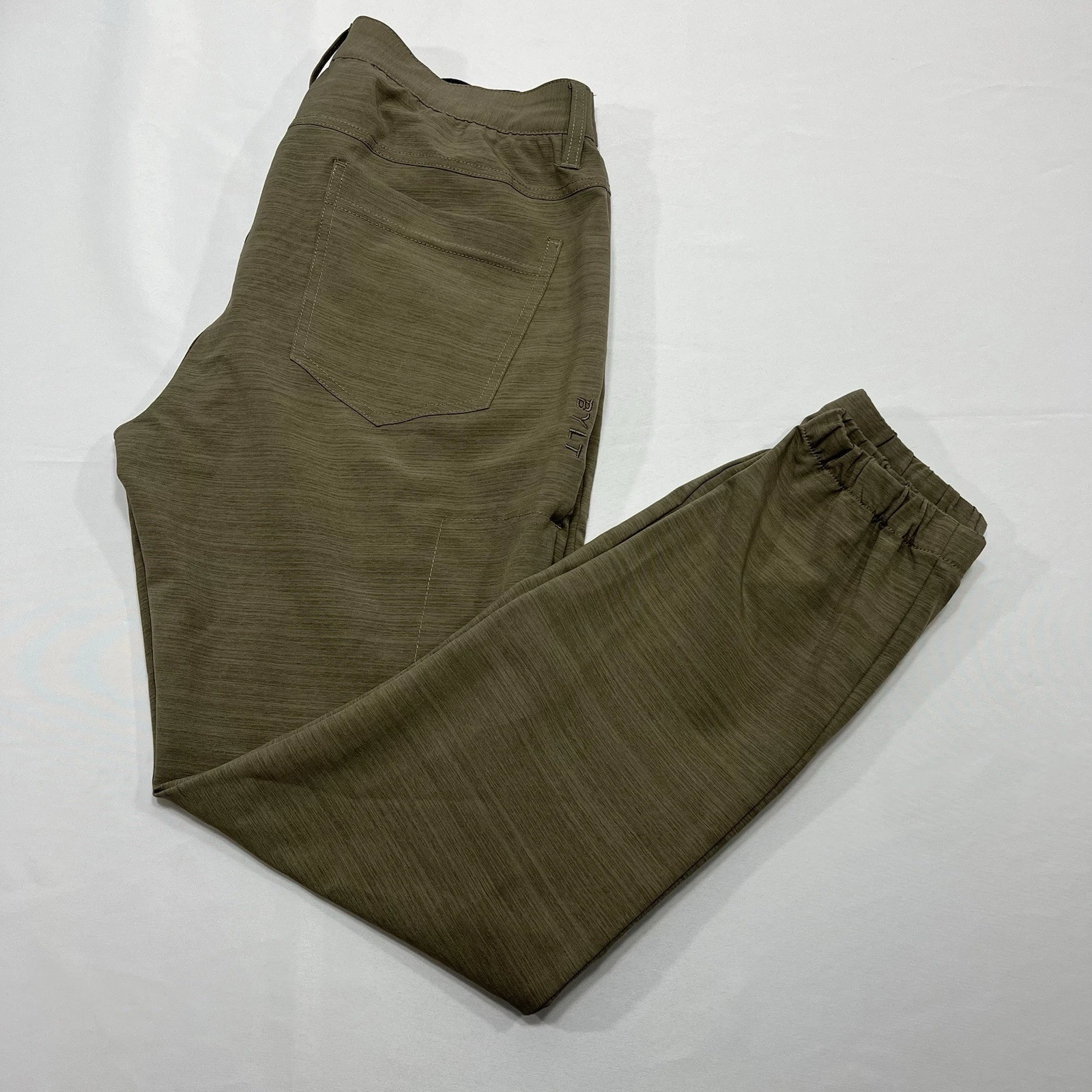 Bylt KN Jogger Mens 31 (30x28”) Beige Performance Lightweight Stretch