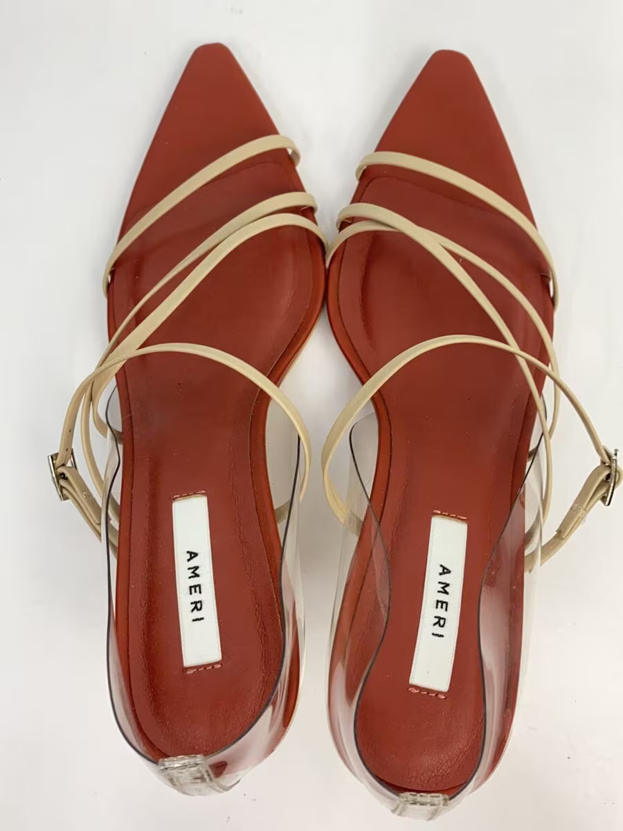 Ameri Medi Clear Strap Pumps M Brw Iul26 - image 3