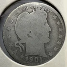 1901-P Barber Quarter