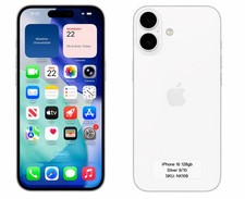 Apple iPhone 16 - 128 GB - White (Unlocked) for sale online | eBay