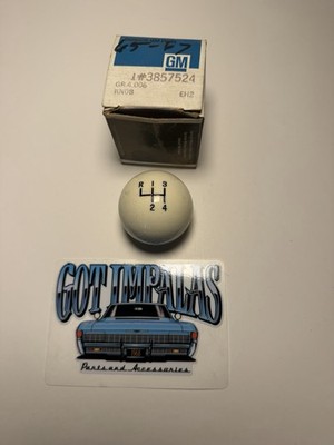 NOS 64 65 66 67 Chevrolet Impala Chevelle Nova 4 Speed Shift Knob GM 3857524 A91