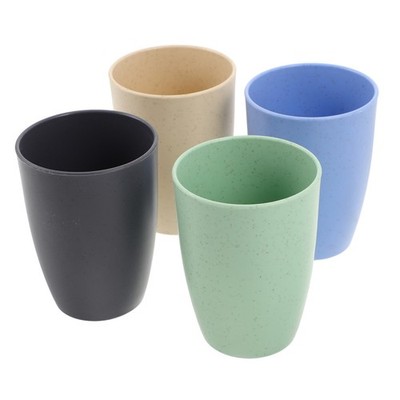 4 Pcs Bath Rinse Cup Reusable Toothbrush Guest Bathroom Water Mouth Cups