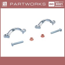 2x Klemmschelle Abgasrohr für PORSCHE 911 2.7 3.0 SC Auspuffschelle +Schrauben