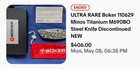 ULTRA RARE Boker 110629 Minos Titanium M690BO Steel Knife Discontinued NEW — photo 7