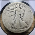 1927-S Liberty Walking Half Dollar - Actual Coin Shown - 90% Silver INV#502