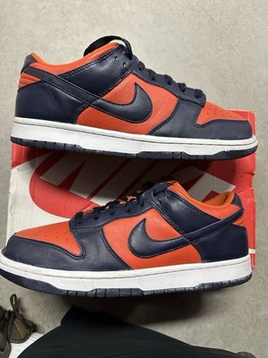 Nike Dunk SP Low Champ Colors Orange Navy Blue White Syracuse - Size 10