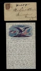 CIVIL WAR PATRIOTIC LETTER - 1st NY Artillery "Battery B" in Falmouth, VA