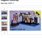 LEGO Lagoon Lock-Up 6267- Complete Set Vintage 1991 No box/instructions