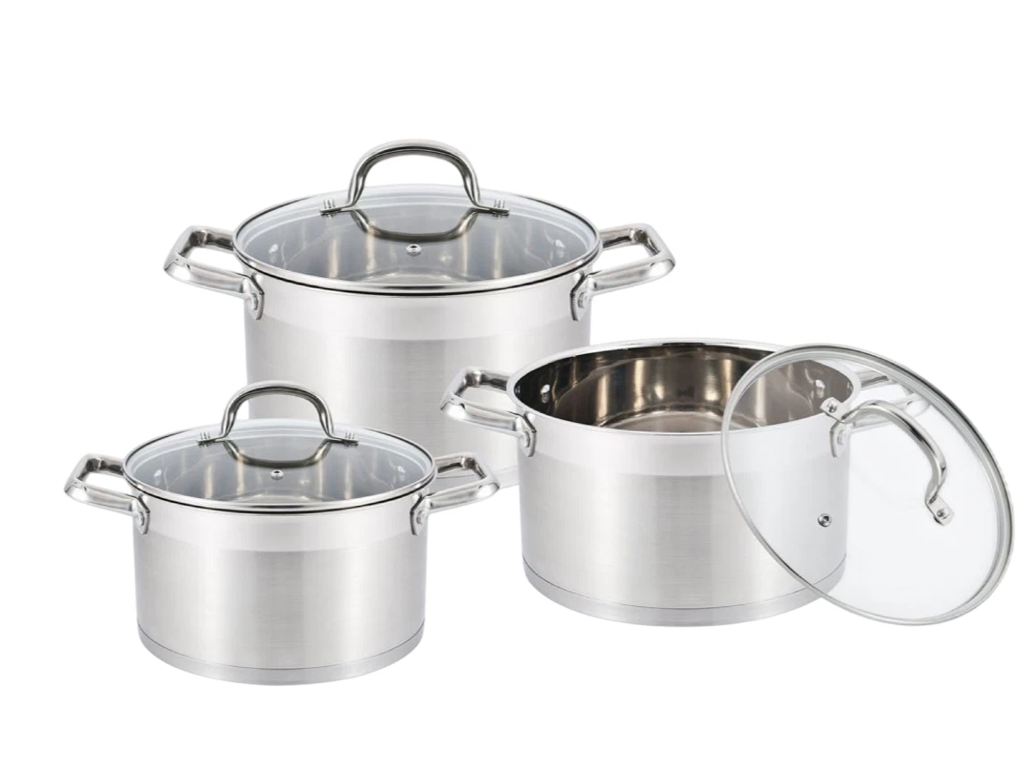 3PCS Stainless Steel Cookware Set–Straight Shape Cooking Pots 24,26,28 with Lids
Opens in a new wind
