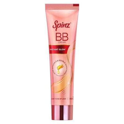 Spinz BB Cream Mousse Formula with Vitamin E and Double Sunscreen Protection 29g
