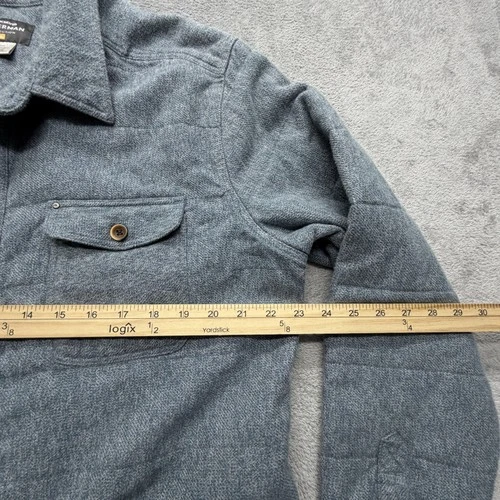 Quiksilver Jacket Mens L Gray Quilted Collared Lined Insulated Padded Waterman image 6