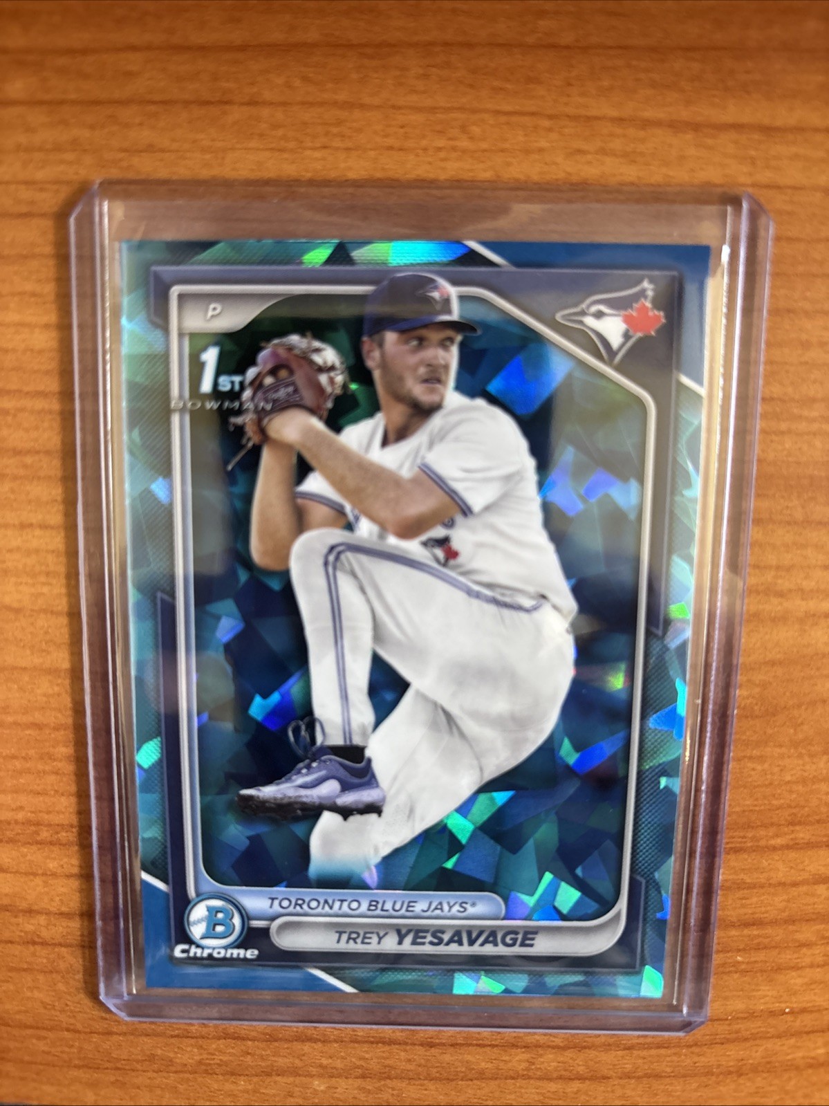 2024 Bowman Chrome Draft Sapphire Edition Trey Yesavage #BDC-92 Blue Jays
