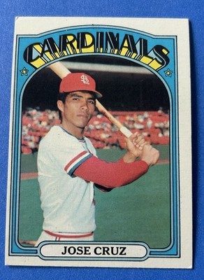 1972 Topps - #107 Jose Cruz Rookie (RC) Vintage *Jsnicestuff* Recent Find!!