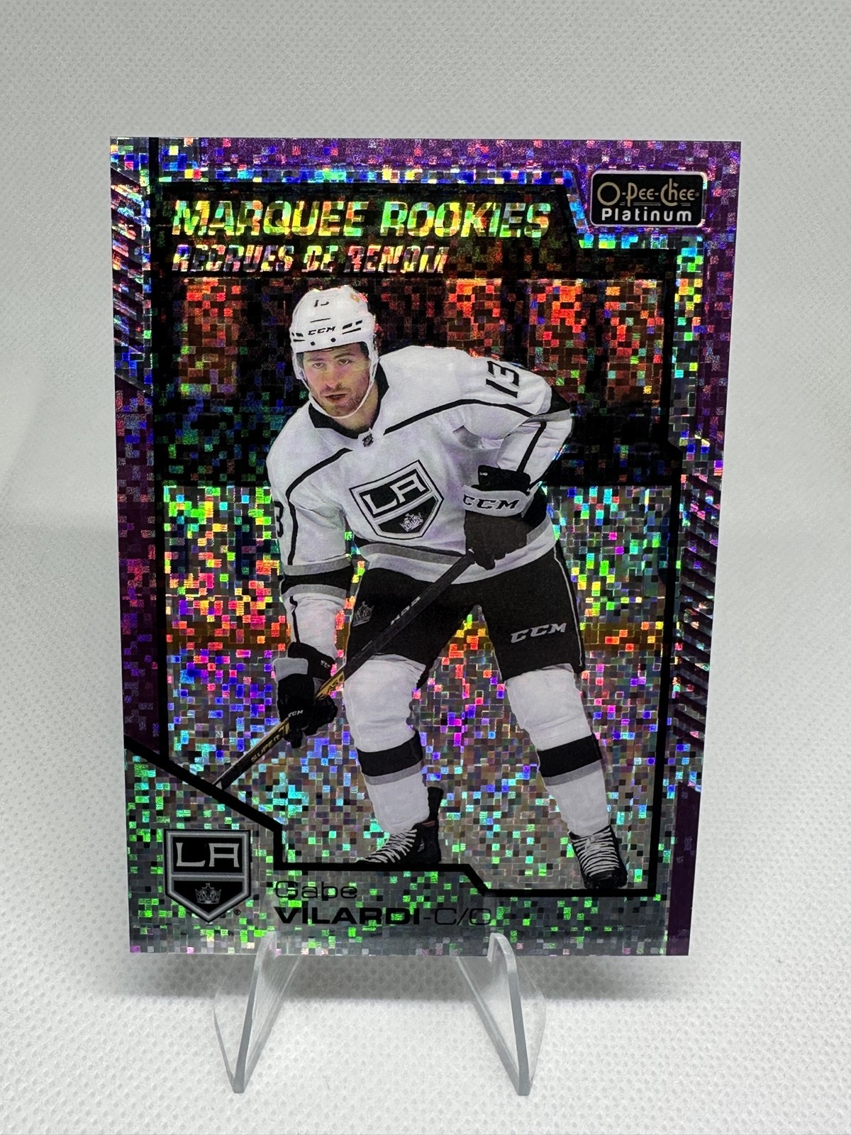 2020-21 OPC Platinum - Marquee Rookies Gabe Vilardi #160 Violet Pixels /399 (RC)