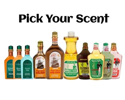 Clubman Pinaud After Shave Lotion Cologne Splash   PICK YOUR SCENT