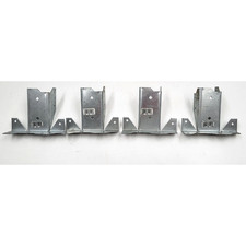 Simpson Strong-Tie 3-2/7"18 Ga. Galvanized Steel Ridge Rafter Hanger Lot of 4