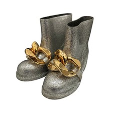 Used J.W. Anderson High Chain Rubber Boots Gray Size 38 080426 (Jonathan W KrJ41