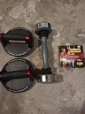 WORKOUT BUNDKE Perfect Pushup, Shake Weight, Supreme 90 Day 10 DVD Set