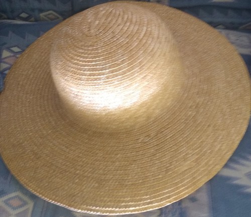 Vintage C&A runder Sommer Strohhut, Damen groß, sehr guter Zustand.