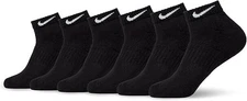 Nike Dri-Fit Low Cut Men's Socks - Size 8-12, Black, Pack of 6