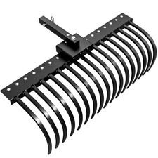 48 Inch Tow Behind Landscape Rake Mayimycene Yitamotor Receiver Lown Dethatcher