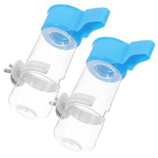 2pcs Bird Waterer Automatic Bird Water Box Parakeet Drinker Parrot Cage Water
