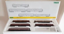 TRIX HO Car Set 21215 Orient Express Intl Luxury Coach CIWL Era I - RARE - NEW