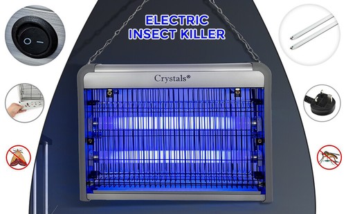 12W|20W Eléctrico UV Asesino de Insectos Moscas Plagas Insectos Insectos Trampa Luz Reino Unido - Imagen 7 de 24