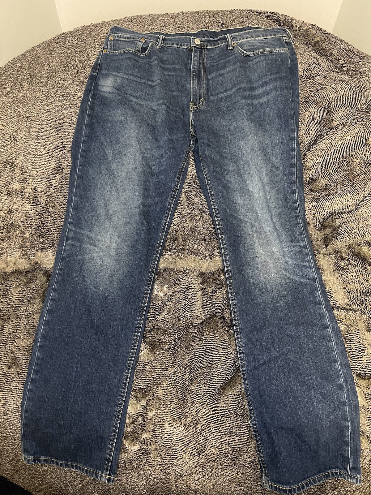 Levis 541 Mens Blue Tapered Jeans 38W x 34L Medium Wash