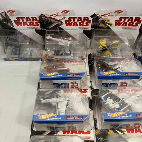 SEALED 26 Hot Wheels Star Wars Starships with Flight Stands by Mattel 2016 2017 - Picture 4 of 14