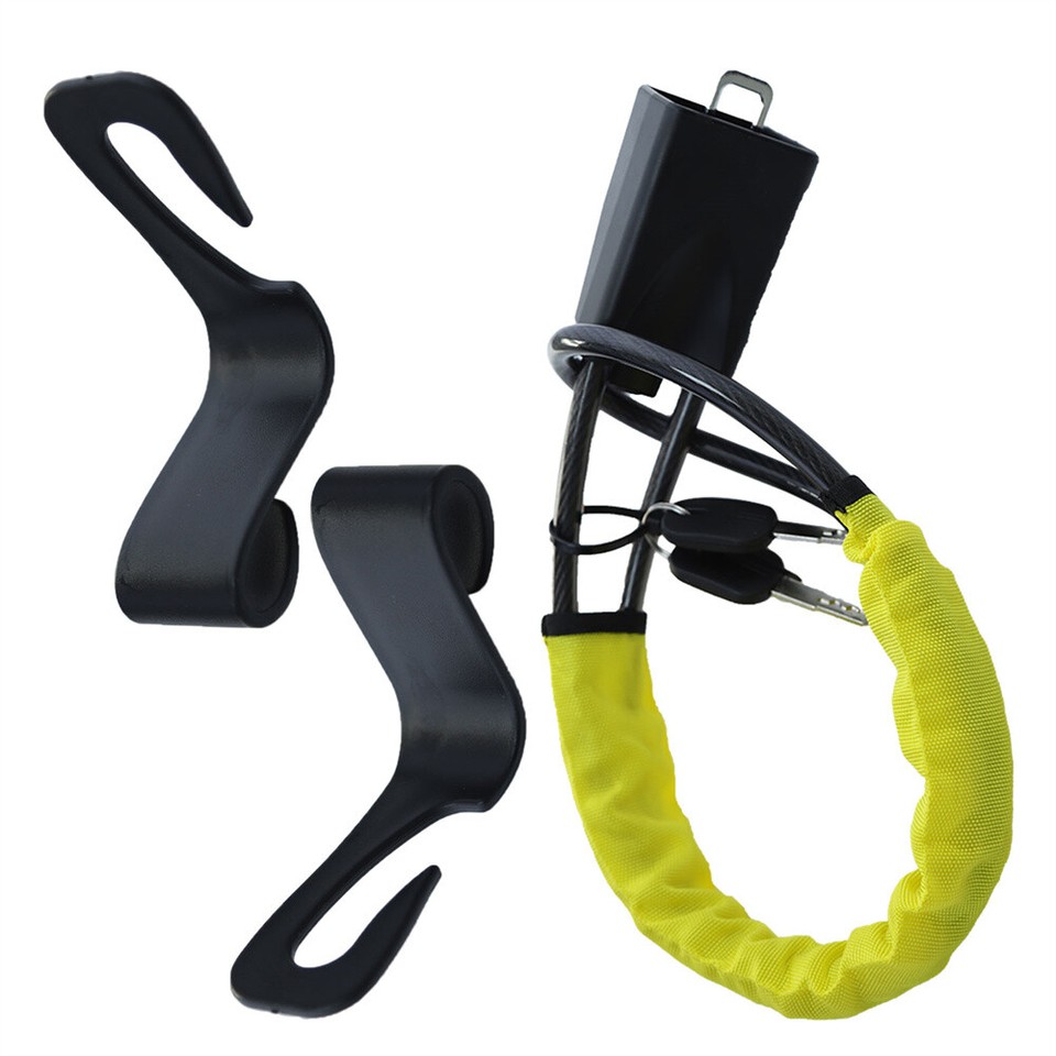Steering Wheel Lock Seat Belt Lock for Car Universal w/ Seat Back Hooks ...
