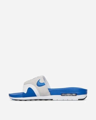 Nike Air Max 1 Slide Sandals Mens Size 15 Royal Blue White Gray FJ4007 100 NEW - Picture 3 of 13
