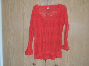 juniors red sweater