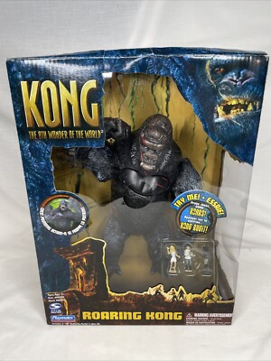 Playmates King Kong 8th Wonder of the World Roaring Kong 2005 Universal New!