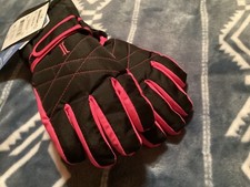 Thinsulate kids gloves size 4-6 blk fushia new    
